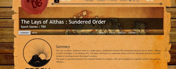 Althas IndieDB Re-skin Althas IndieDB Re-skin